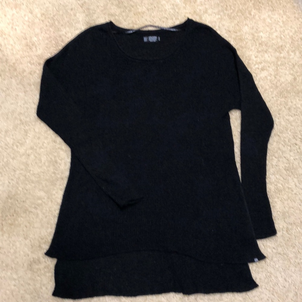 Black tunic sweater